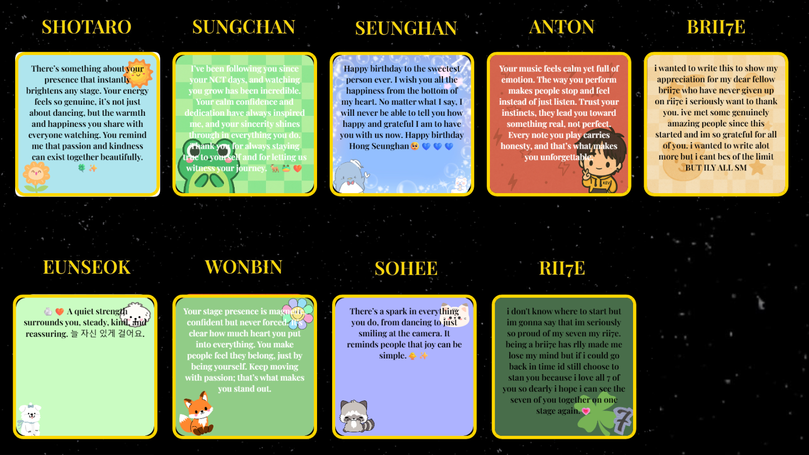 Week 5 Favorite Notes